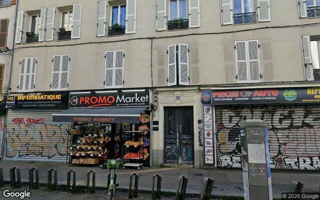 Façade : 129 rue de Paris, Montreuil